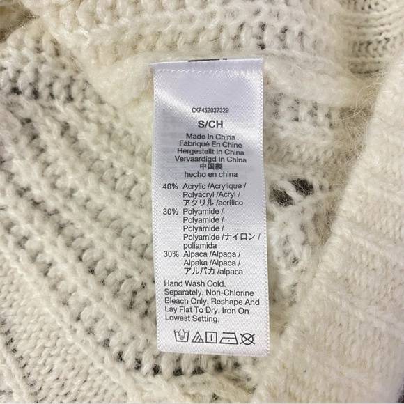 Madewell Charley Pullover Alpaca Blend Sweater Sz S - Picture 9 of 13